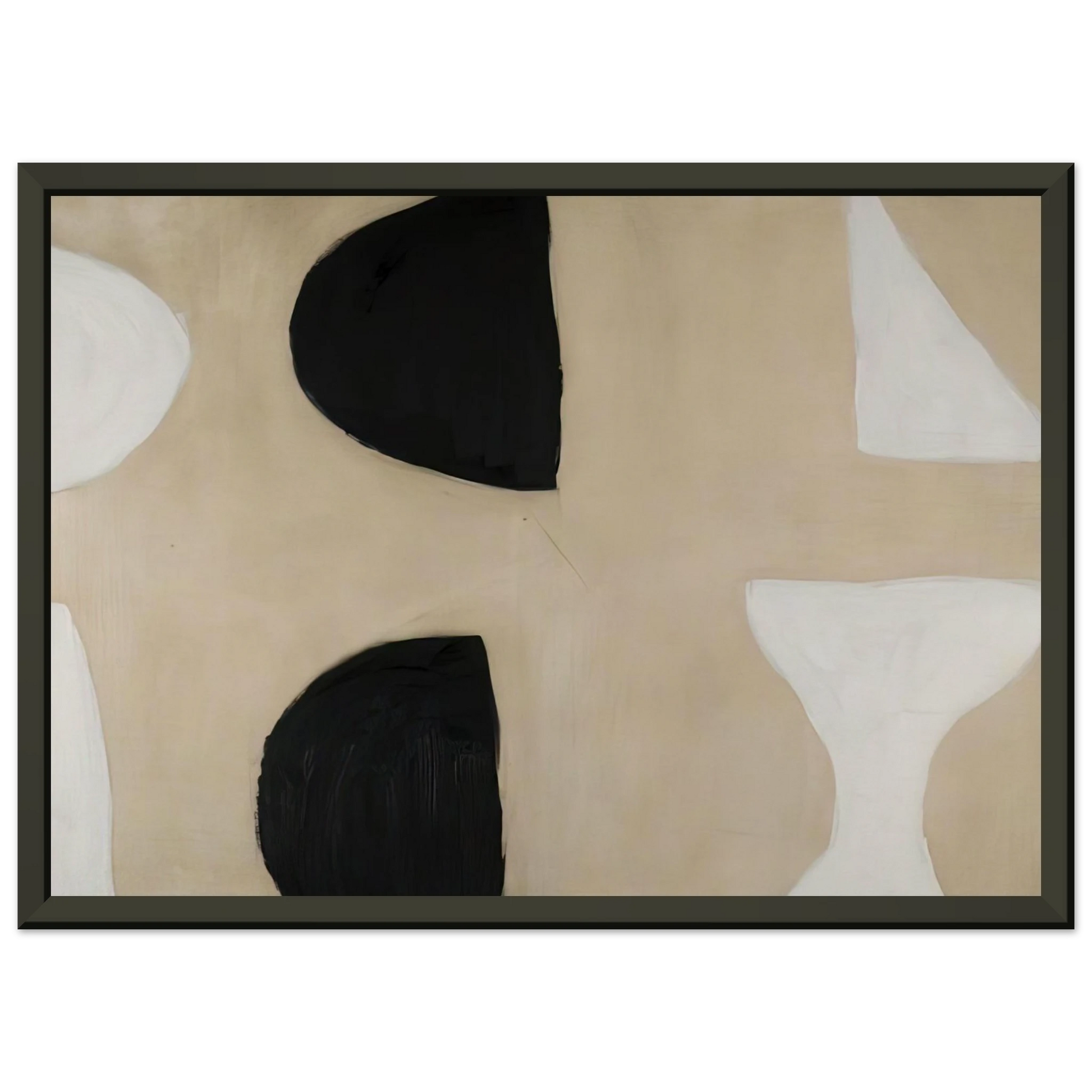 William Scott  Angle  1963 Framed Art Print  - Aluminum Frame - 70x100 cm / 28x40 inches