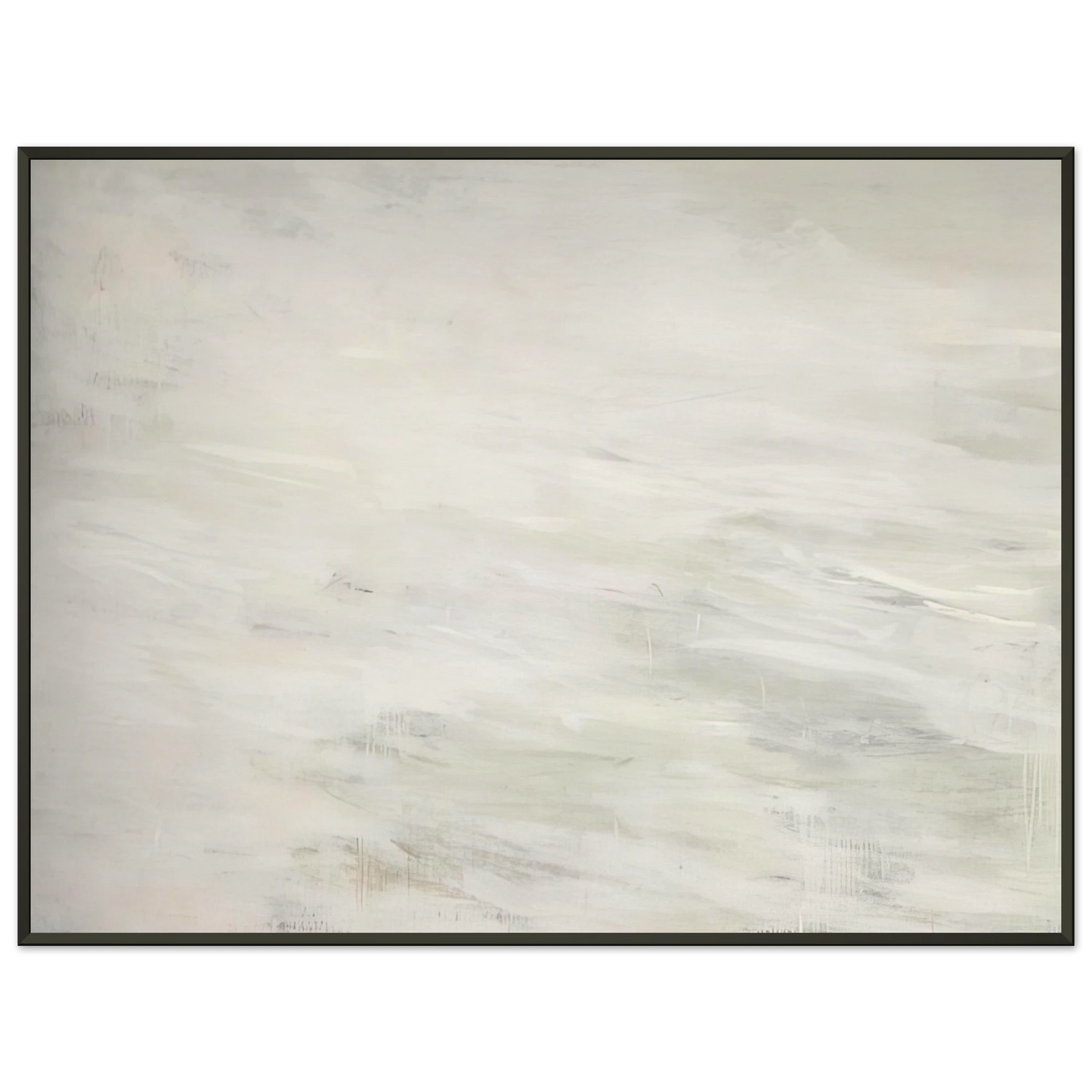 Cy Twombly  Hero and Leandro  A Painting in Four Parts  Part III Framed Art Print  - Aluminum Frame - 70x100 cm / 28x40 inches