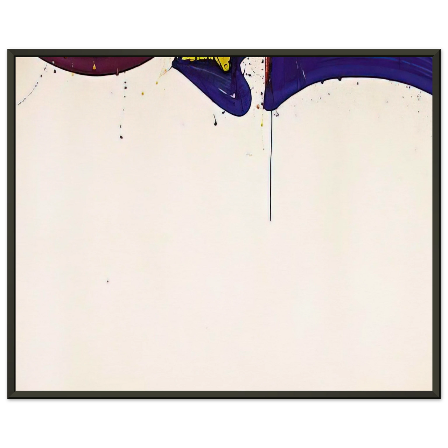 Sam Francis  Untitled  SF 64171  Framed Art Print  - Aluminum Frame - 40x50 cm / 16x20 inches