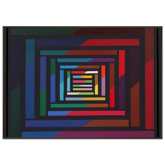 Piero Dorazio  Myrina  1995 Framed Art Print  - Aluminum Frame - 21x29.7 cm / 8x12"