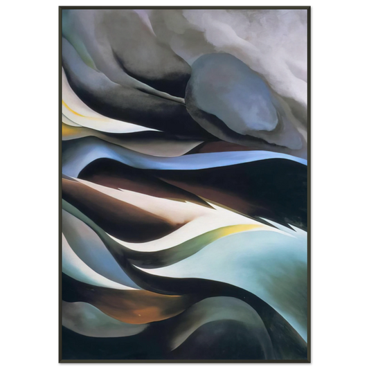 Georgia OKeeffe  From the Lake Framed Art Print  - Aluminum Frame - 21x29.7 cm / 8x12"