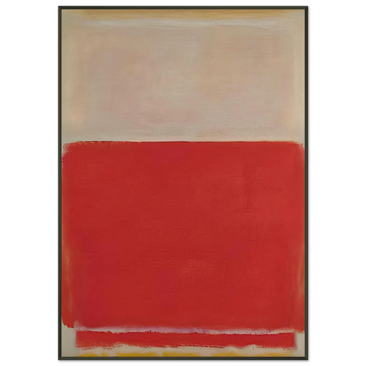 Mark Rothko  No 3  1953 Framed Art Print  - Aluminum Frame - 21x29.7 cm / 8x12"
