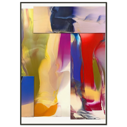 Sam Gilliam  This Time Framed Art Print  - Aluminum Frame - 21x29.7 cm / 8x12"