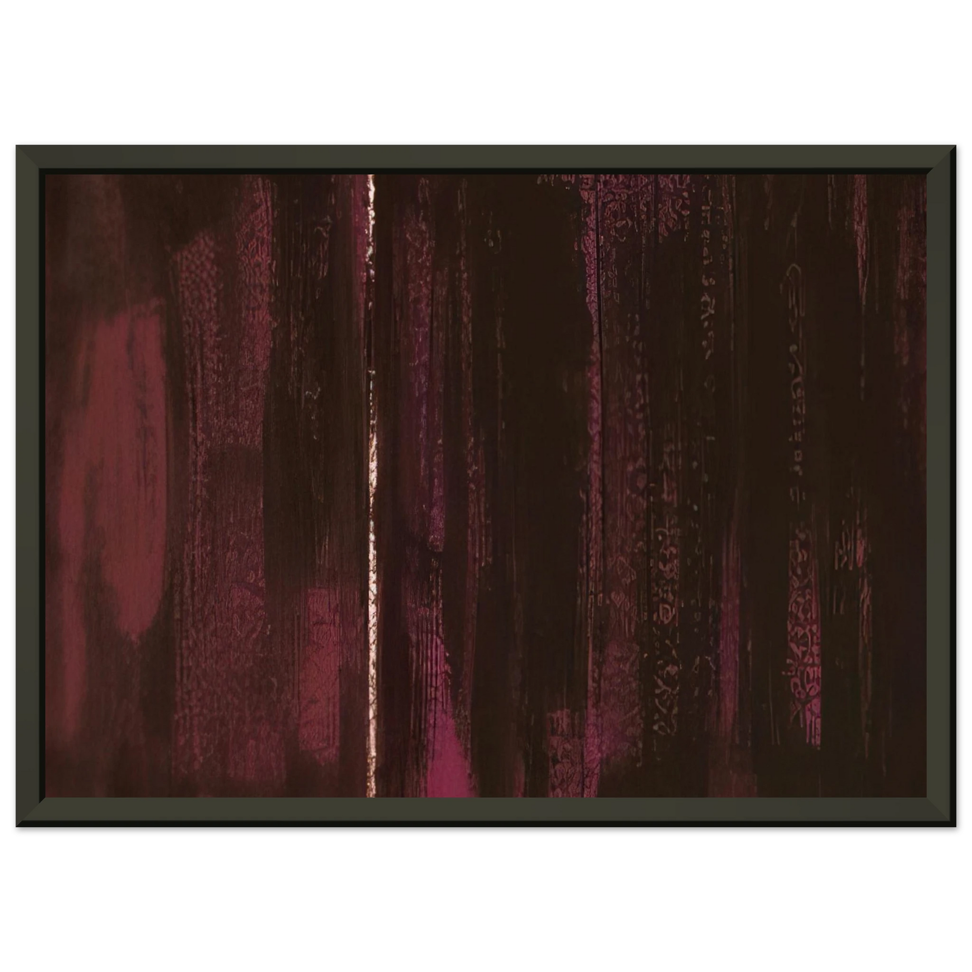 Barnett Newman  Untitled 2 Framed Art Print  - Aluminum Frame - 60x80 cm / 24x32 inches
