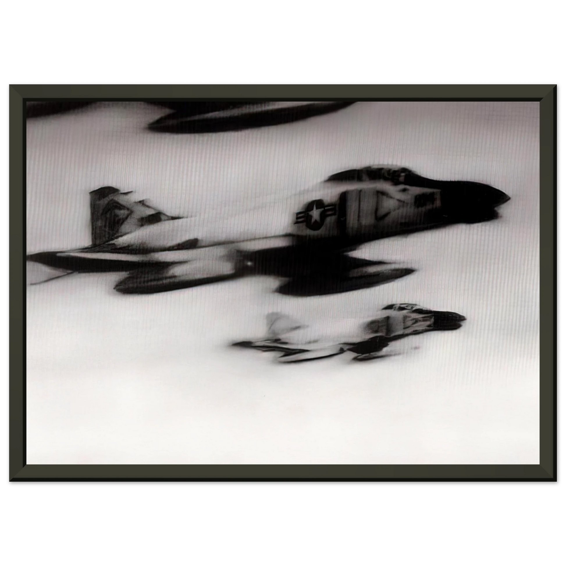 Gerhard Richter  PHANTOM INTERCEPTORS Framed Art Print  - Aluminum Frame - 70x100 cm / 28x40 inches
