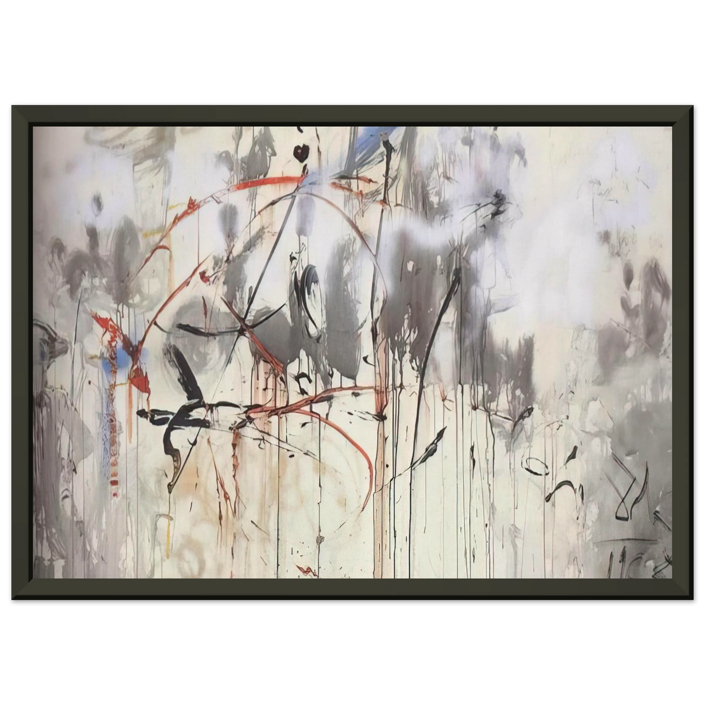 Salvador Dali  HOMAGE TO MEIRRONIER Framed Art Print  - Aluminum Frame - 70x100 cm / 28x40 inches