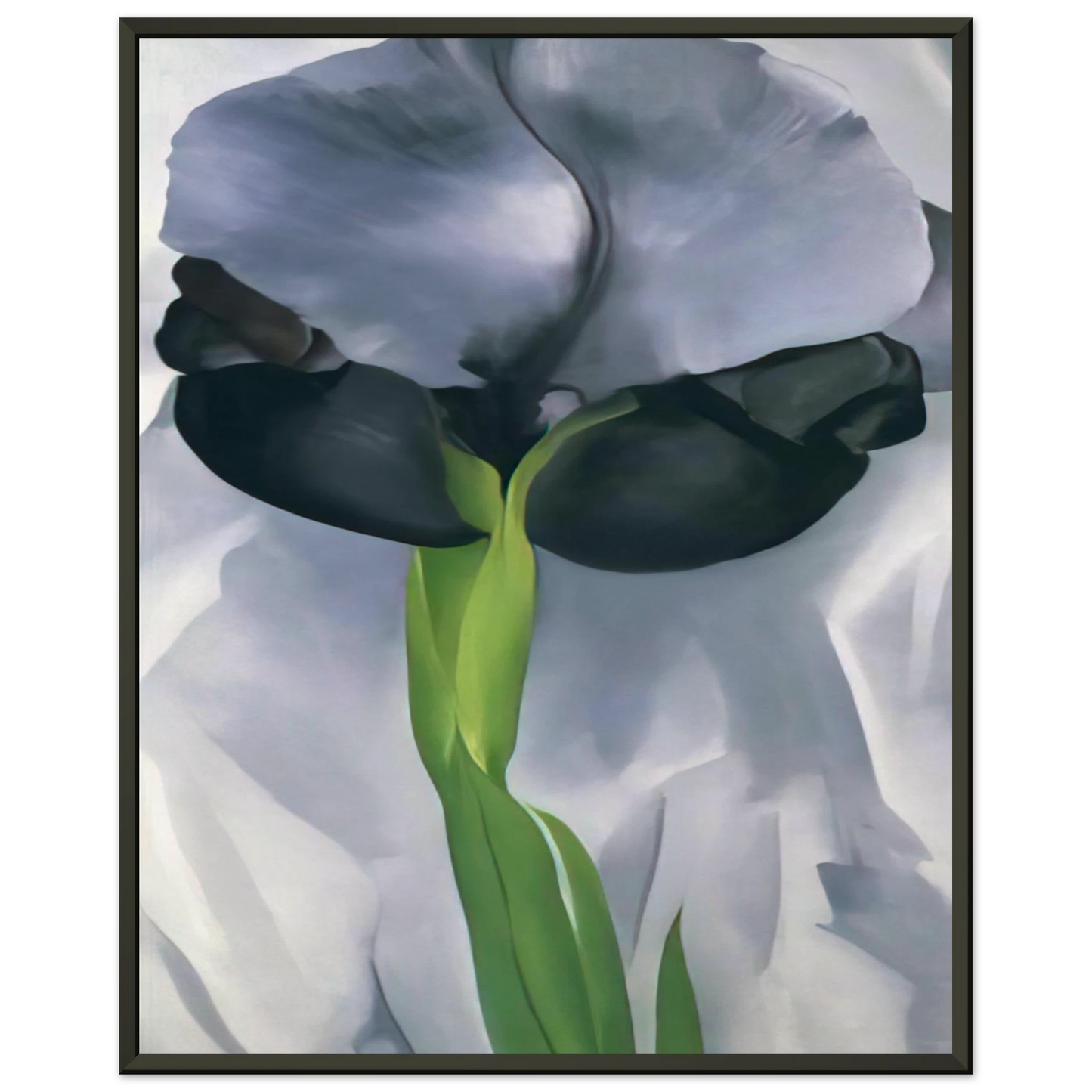 Georgia OKeeffe  Iris 7 Framed Art Print  - Aluminum Frame - 60x80 cm / 24x32 inches