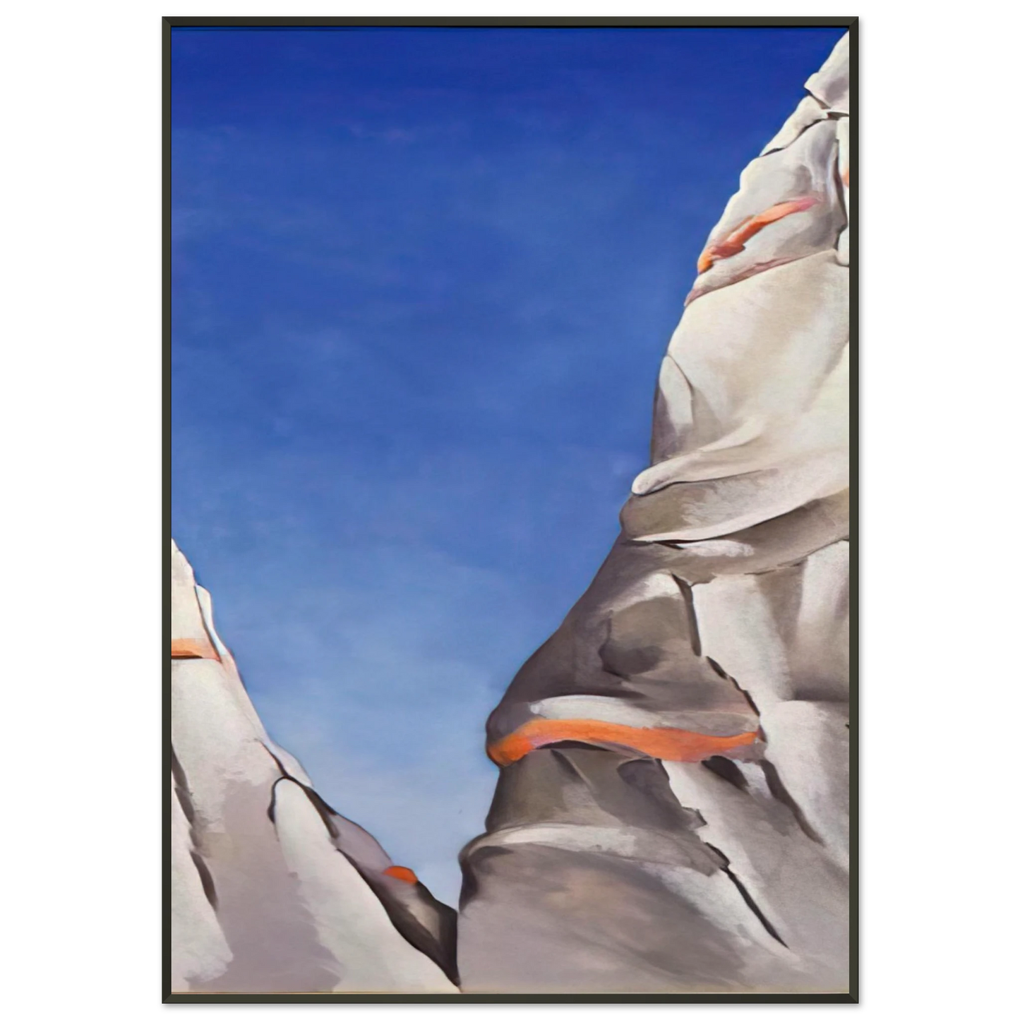 Georgia OKeeffe  Blue Sky Framed Art Print  - Aluminum Frame - 21x29.7 cm / 8x12"