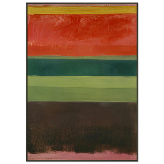 Mark Rothko  Untitled  1949 Framed Art Print  - Aluminum Frame - 21x29.7 cm / 8x12"