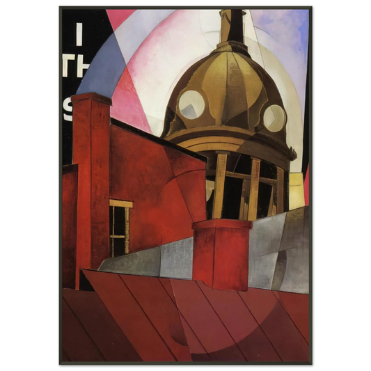 Charles Demuth  Welcome to Our City  1921 Framed Art Print  - Aluminum Frame - 21x29.7 cm / 8x12"