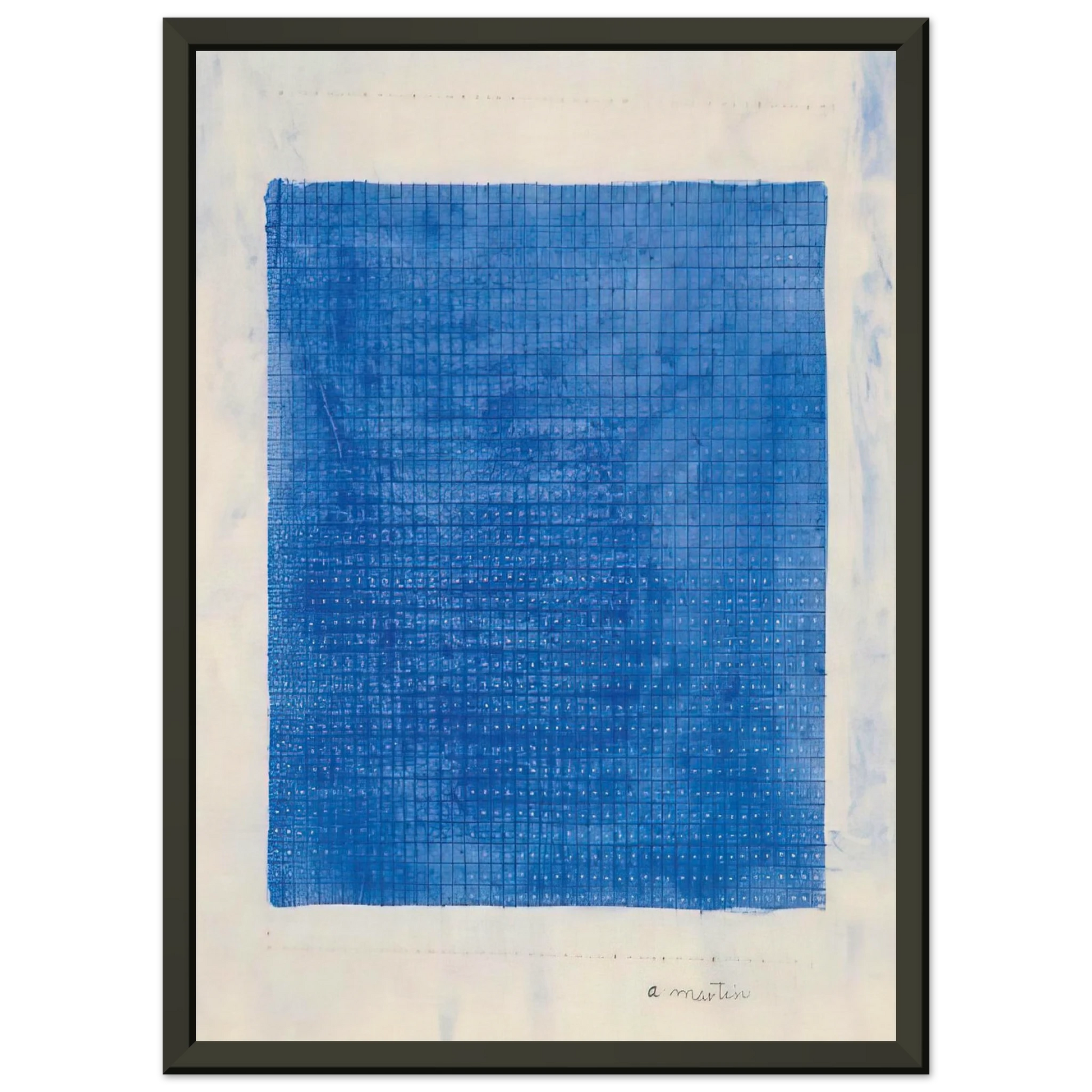 Agnes Martin  Stars Framed Art Print  - Aluminum Frame - 40x50 cm / 16x20 inches