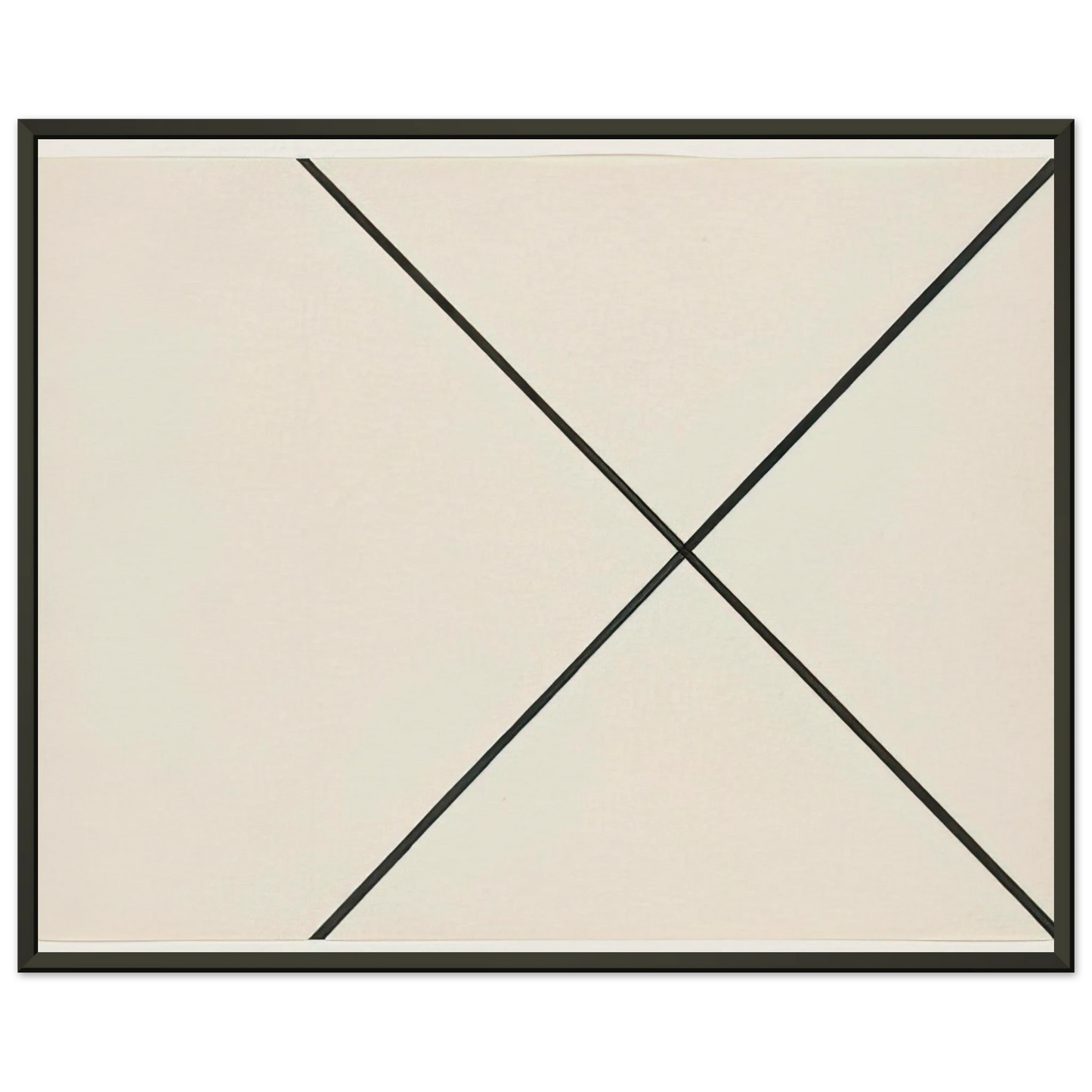 Ellsworth Kelly  Diagonal Lines Framed Art Print  - Aluminum Frame - 40x50 cm / 16x20 inches