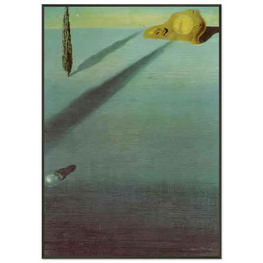 Salvador Dali  THE SENSE OF SPEED Framed Art Print  - Aluminum Frame - 21x29.7 cm / 8x12"