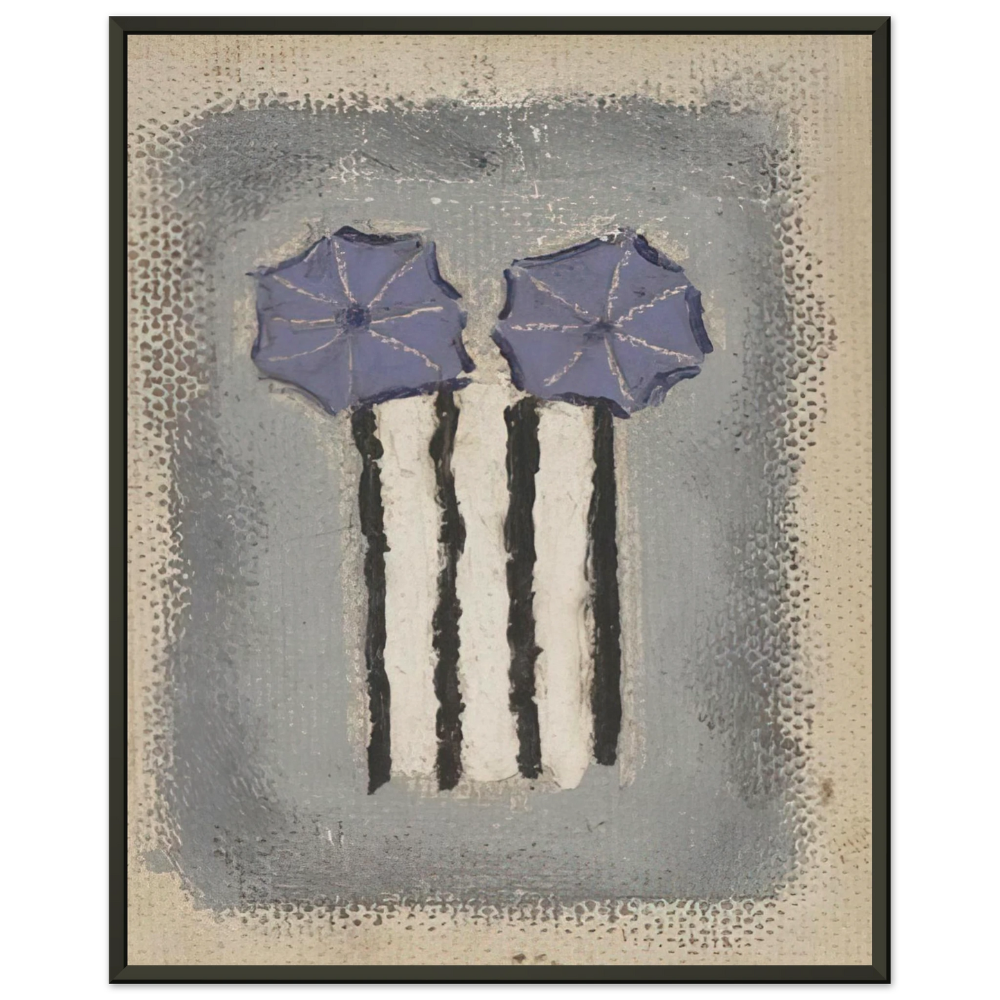 Forrest Bess  Untitled  1947 Framed Art Print  - Aluminum Frame - 40x50 cm / 16x20 inches