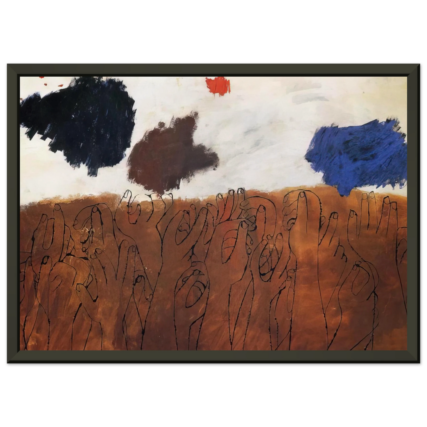Ben Shahn  NOT DETECTED 29 Framed Art Print  - Aluminum Frame - 70x100 cm / 28x40 inches