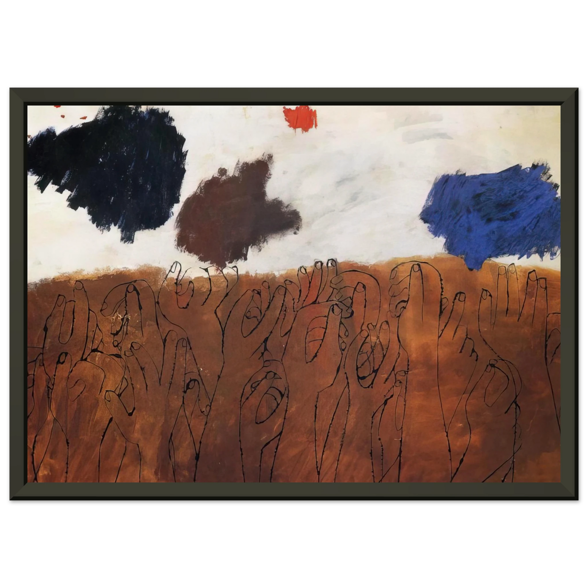 Ben Shahn  NOT DETECTED 29 Framed Art Print  - Aluminum Frame - 70x100 cm / 28x40 inches