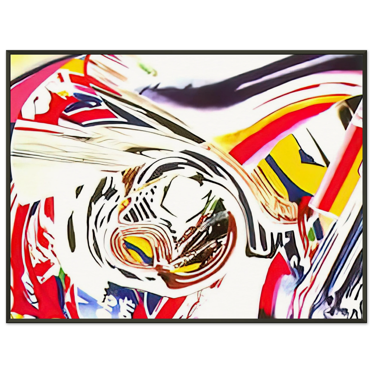 James Rosenquist  After Berlin V Framed Art Print  - Aluminum Frame - 70x100 cm / 28x40 inches