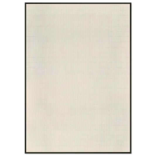 Agnes Martin  The Peach Framed Art Print  - Aluminum Frame - 21x29.7 cm / 8x12"