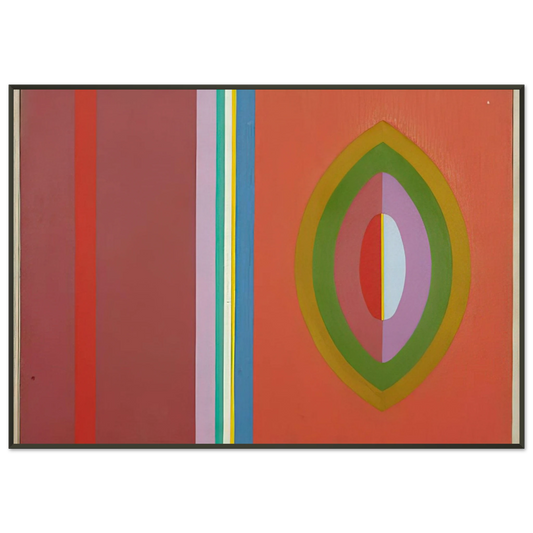 John Ferren  Quiet  1965 Framed Art Print  - Aluminum Frame - 21x29.7 cm / 8x12"