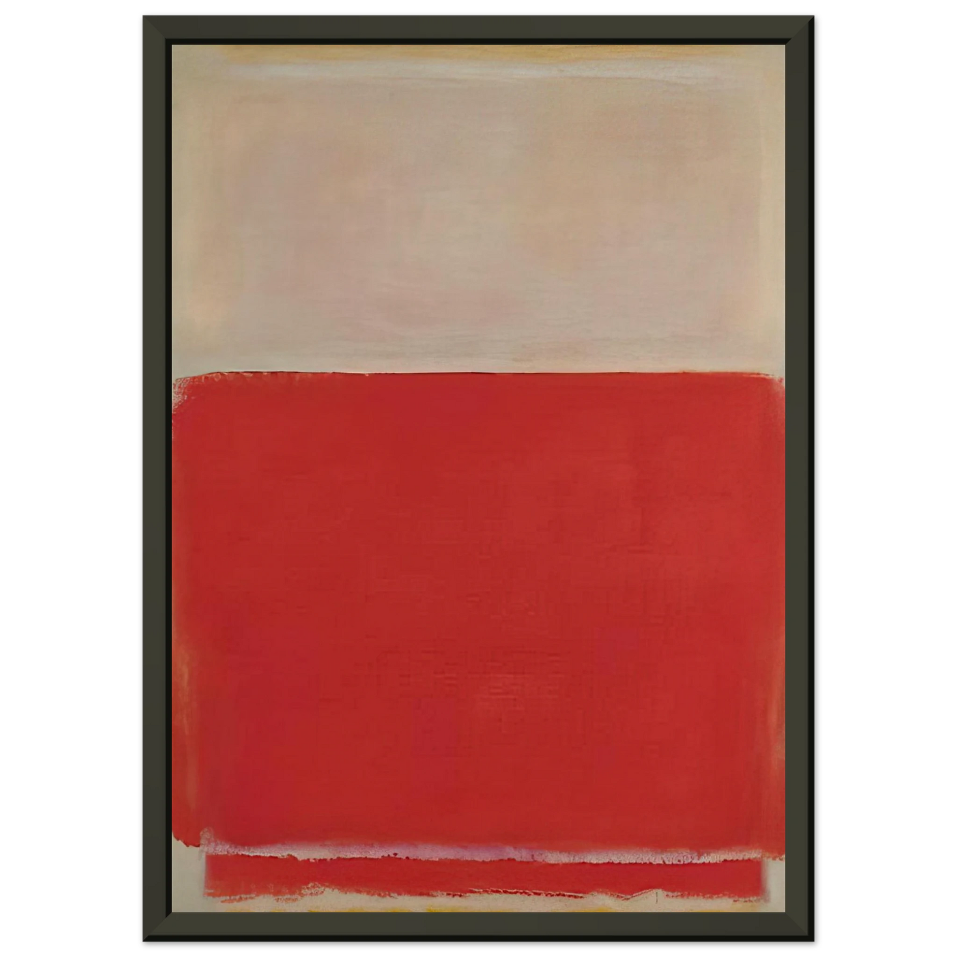 Mark Rothko  No 3  1953 Framed Art Print  - Aluminum Frame - 70x100 cm / 28x40 inches