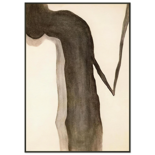 Georgia OKeeffe  Drawing V Framed Art Print  - Aluminum Frame - 21x29.7 cm / 8x12"