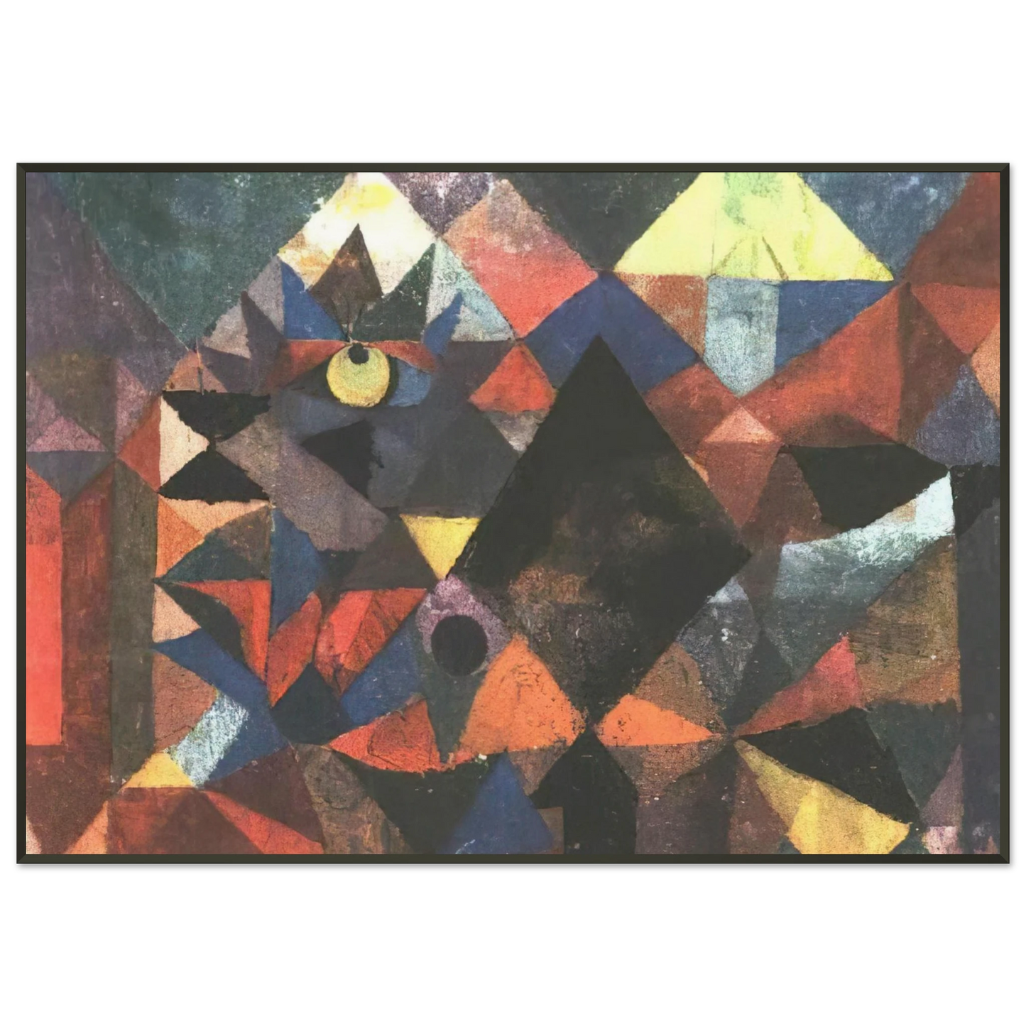 Paul Klee  THE LIGHT AND SO MUCH ELSE 1931 Framed Art Print  - Aluminum Frame - 21x29.7 cm / 8x12"