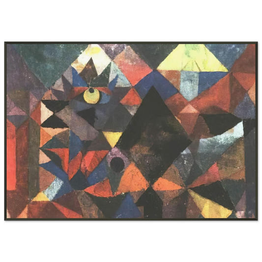 Paul Klee  THE LIGHT AND SO MUCH ELSE 1931 Framed Art Print  - Aluminum Frame - 21x29.7 cm / 8x12"