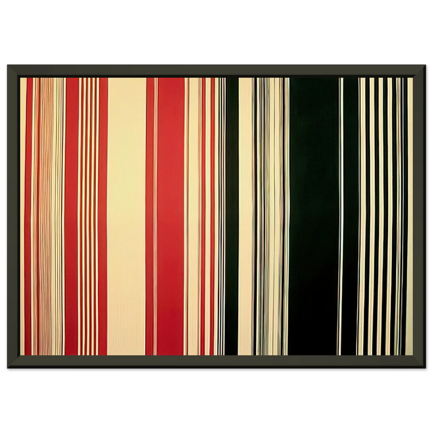 Gene Davis  Concord  1982 Framed Art Print  - Aluminum Frame - 40x50 cm / 16x20 inches