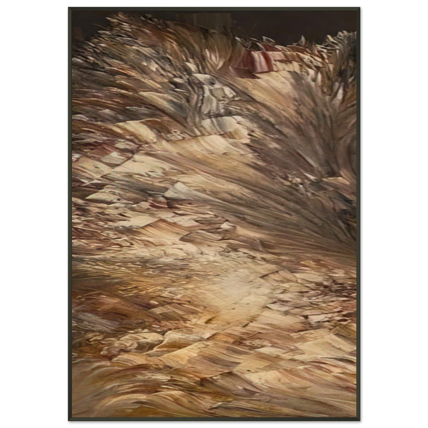 Jay DeFeo  Jay DeFeoBIGThe Veronica Framed Art Print  - Aluminum Frame - 21x29.7 cm / 8x12"