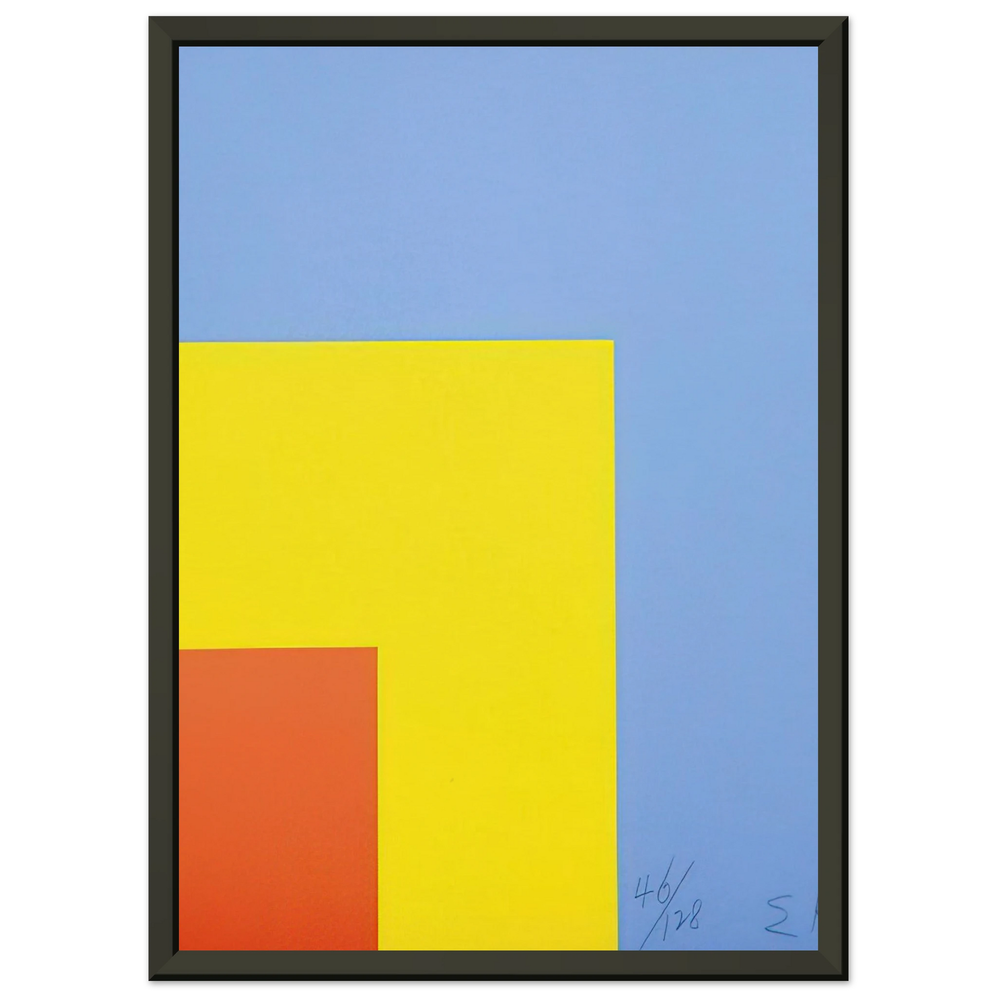 Ellsworth Kelly  Red Yellow Blue Framed Art Print  - Aluminum Frame - 70x100 cm / 28x40 inches