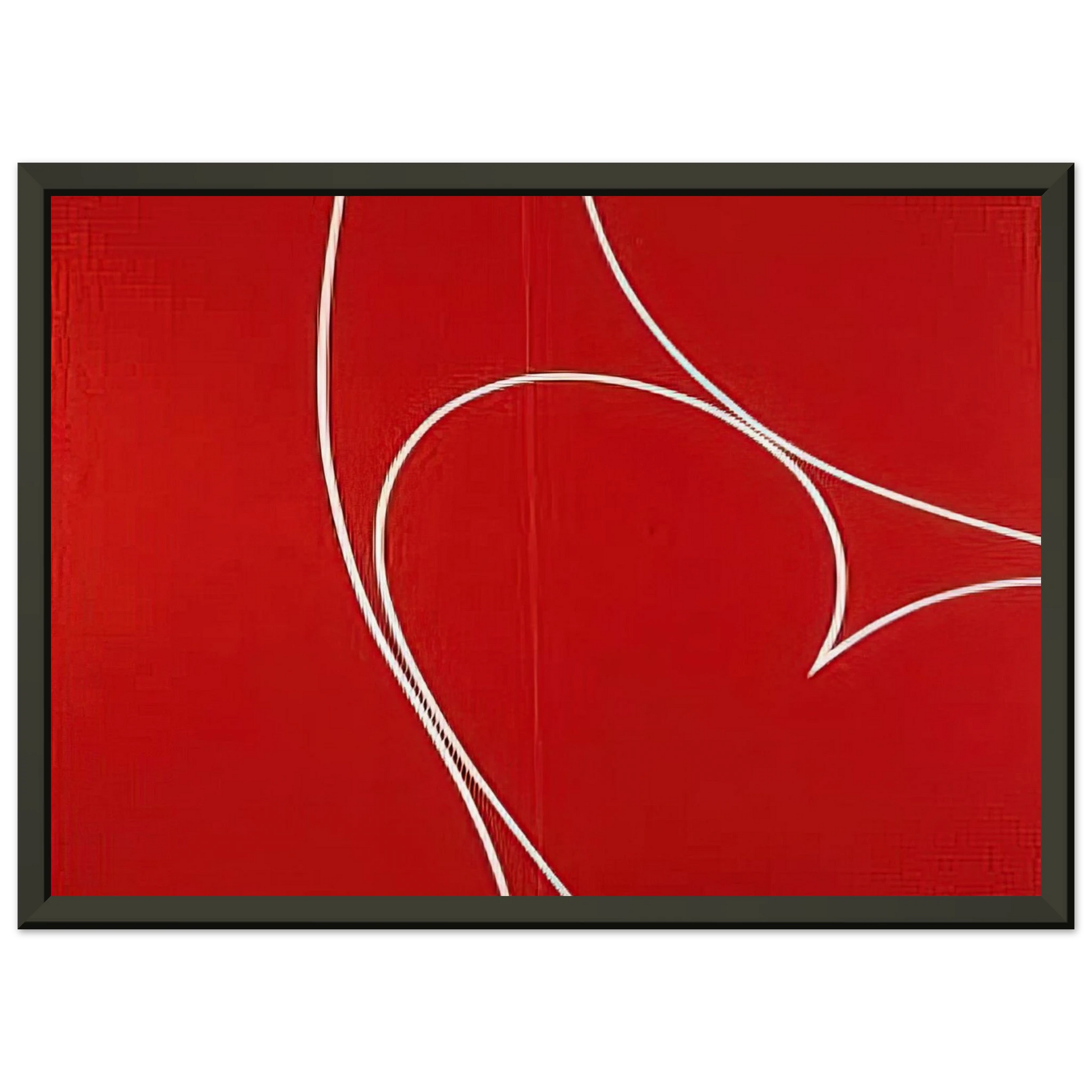 Lorser Feitelson  Untitled  1966 Framed Art Print  - Aluminum Frame - 40x50 cm / 16x20 inches
