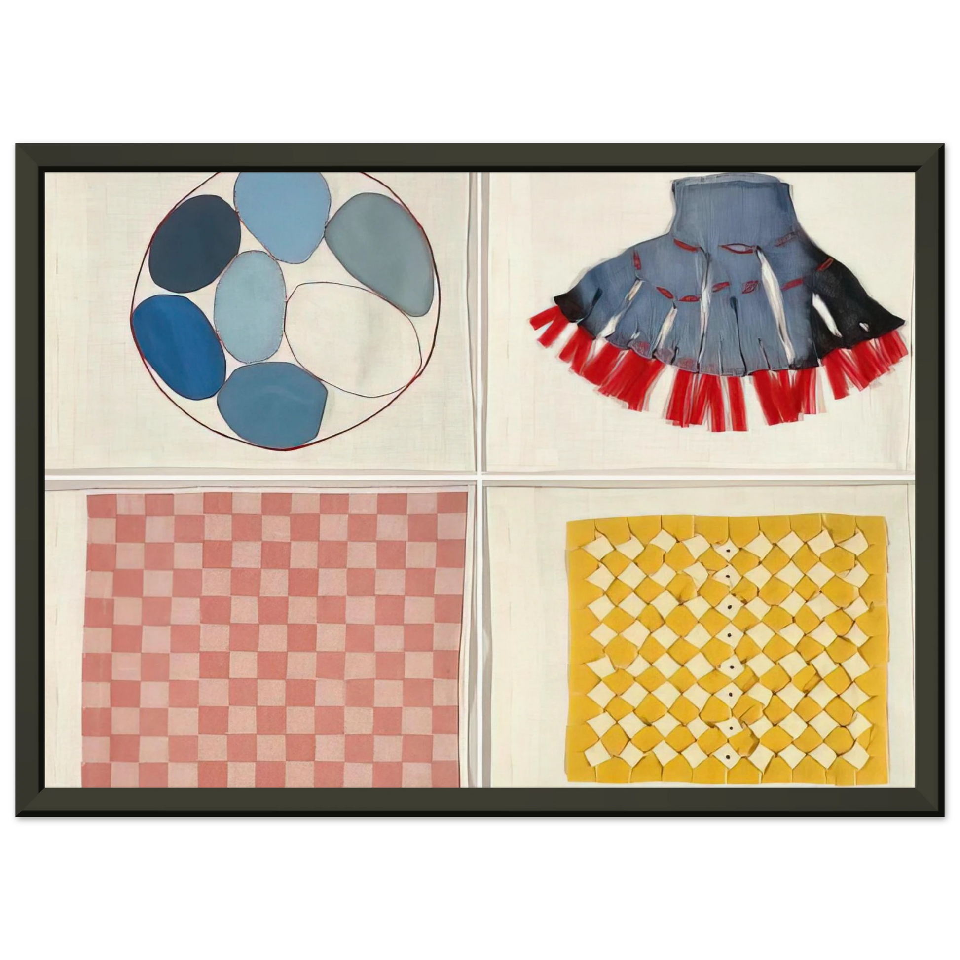 Louise Bourgeois  UNTITLED 4 Framed Art Print  - Aluminum Frame - 40x50 cm / 16x20 inches