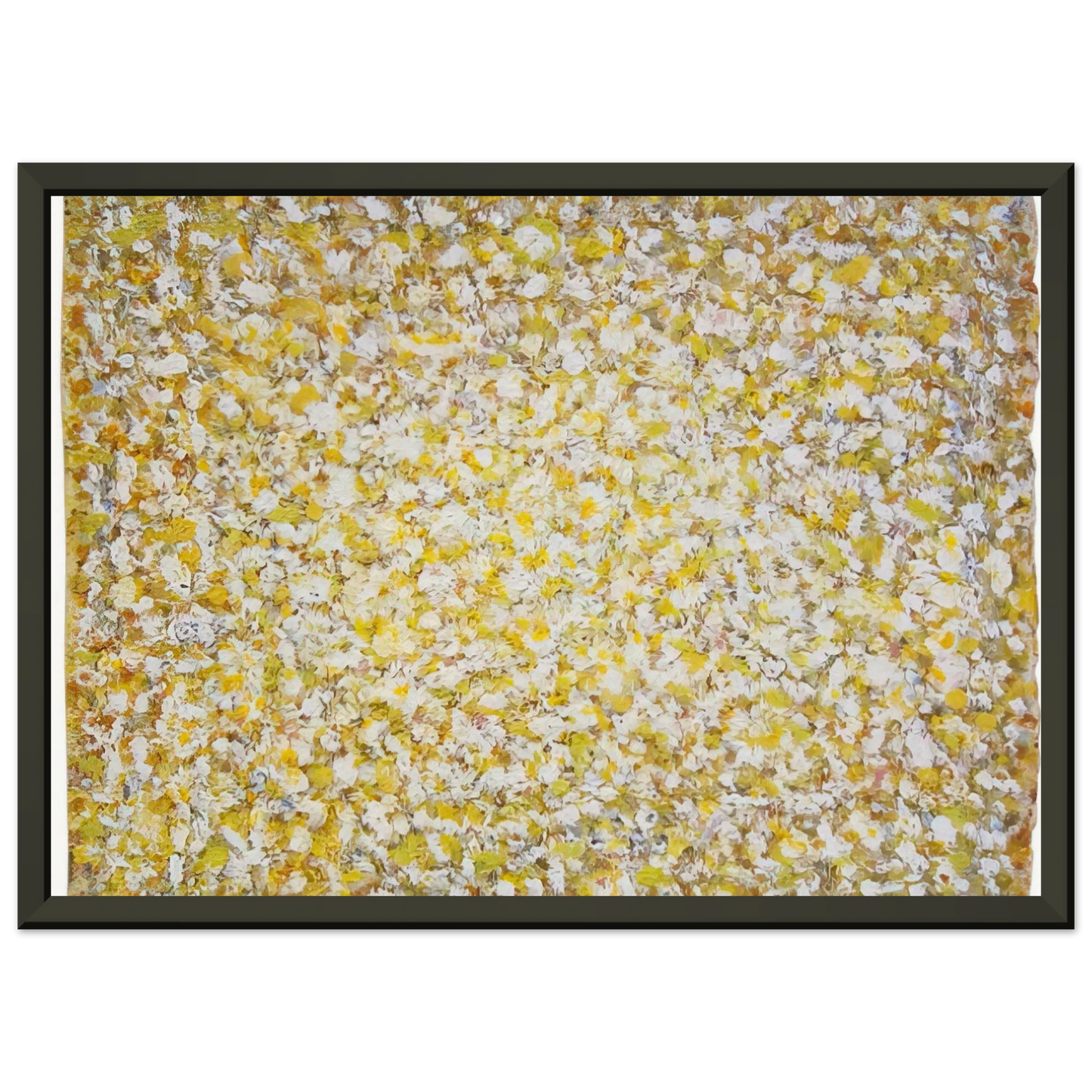 Richard PousetteDart  Serpentine Saffron Framed Art Print  - Aluminum Frame - 40x50 cm / 16x20 inches