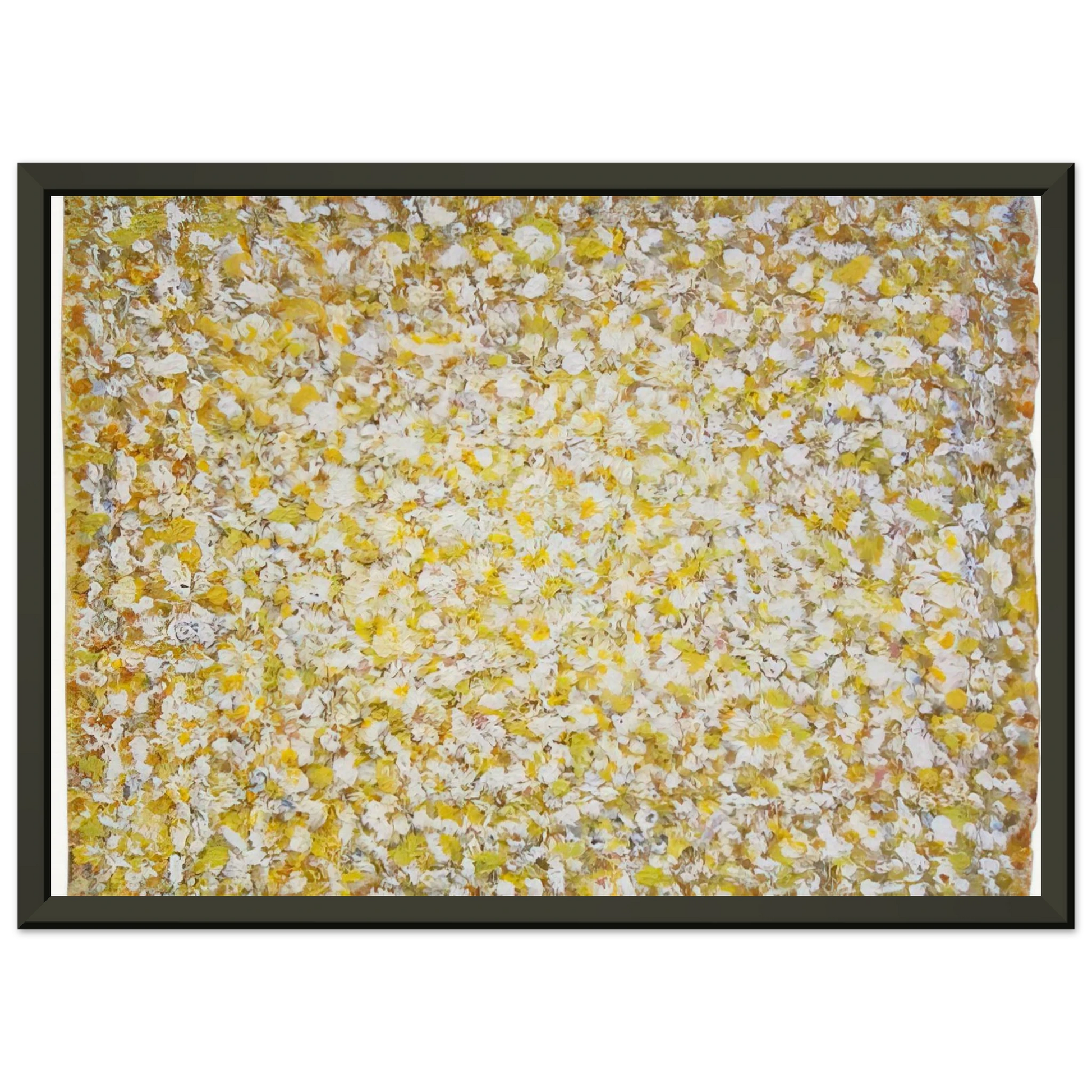 Richard PousetteDart  Serpentine Saffron Framed Art Print  - Aluminum Frame - 40x50 cm / 16x20 inches