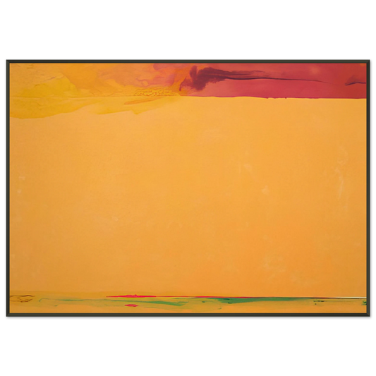 Helen Frankenthaler  Southern Exposure  2005 Framed Art Print  - Aluminum Frame - 21x29.7 cm / 8x12"