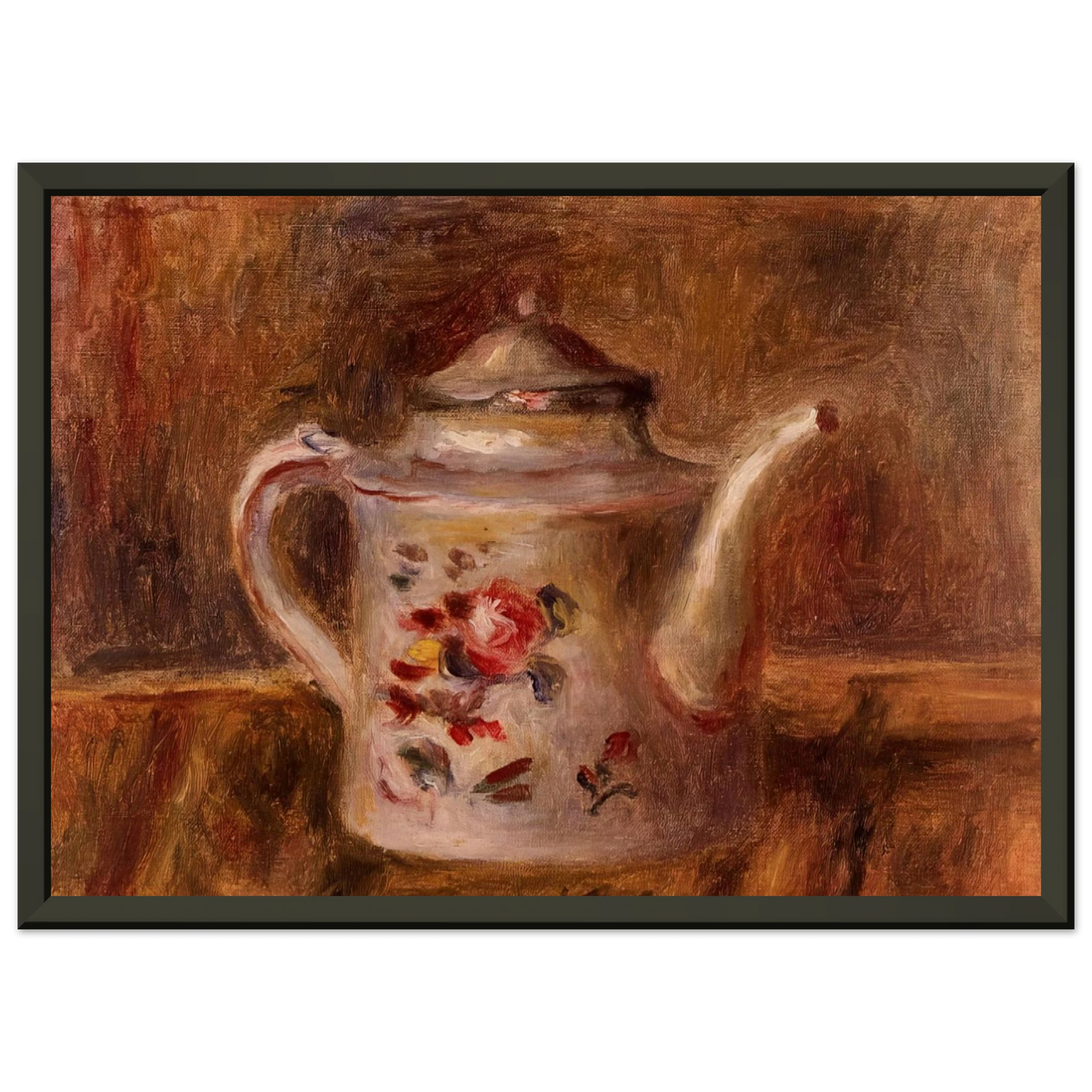 PierreAuguste Renoir  Watering Can Framed Art Print  - Aluminum Frame - 70x100 cm / 28x40 inches