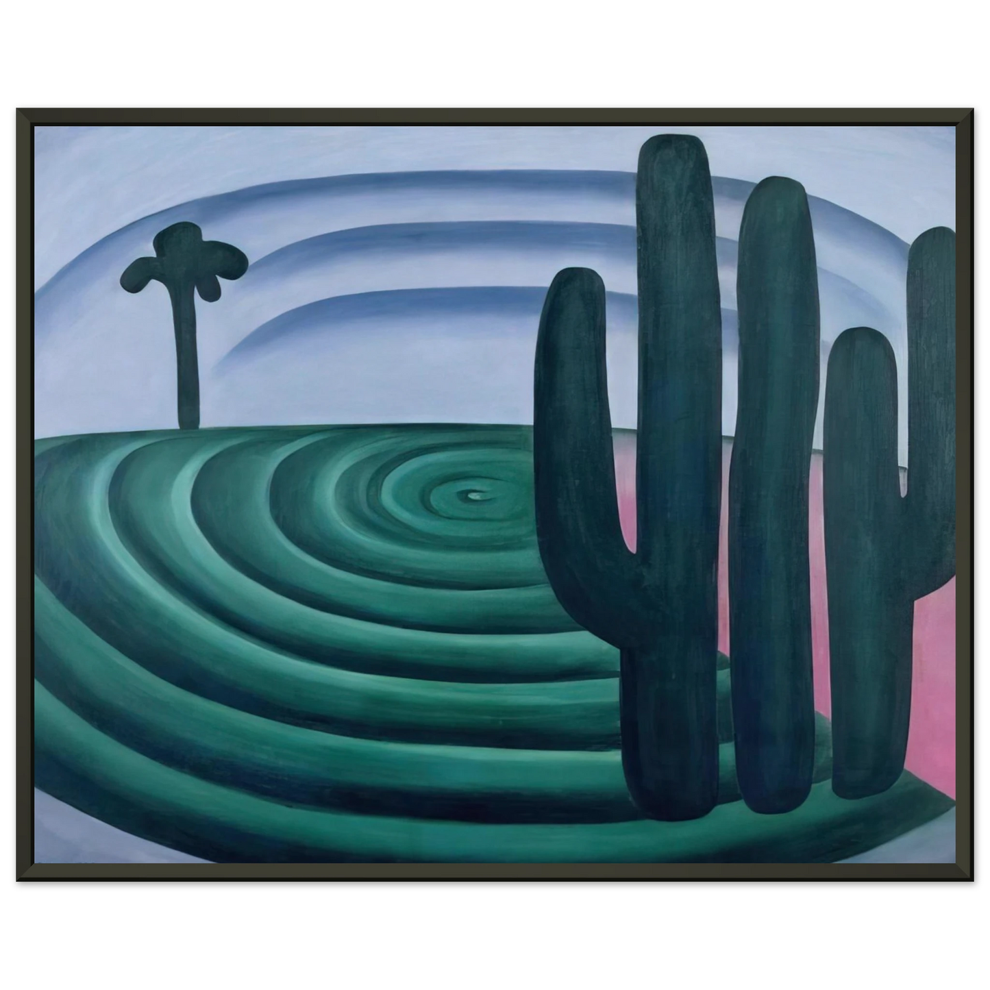 Tarsila do Amaral  Distance Framed Art Print  - Aluminum Frame - 70x100 cm / 28x40 inches
