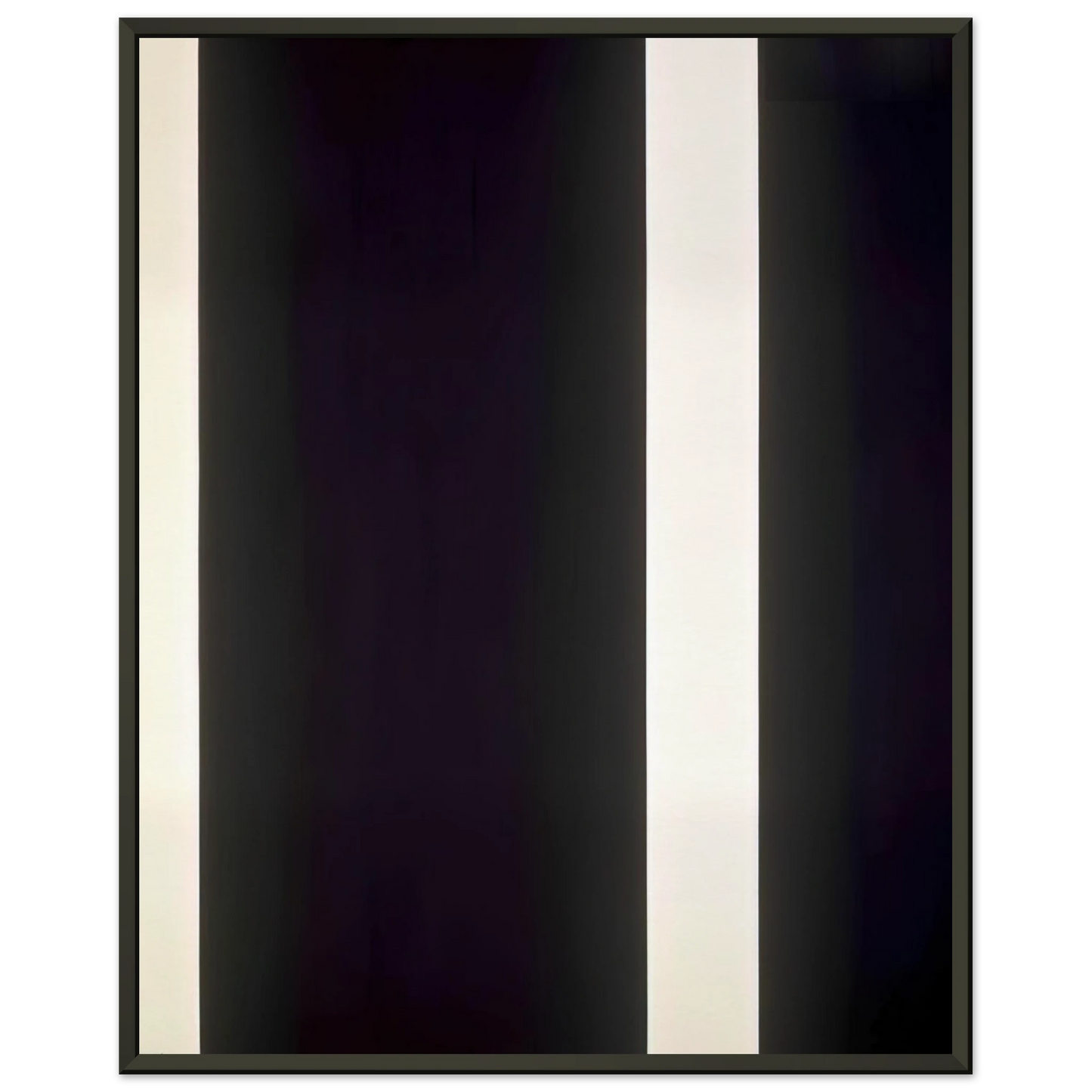 Barnett Newman  The Station of the Cross  Thirteenth station Framed Art Print  - Aluminum Frame - 60x80 cm / 24x32 inches