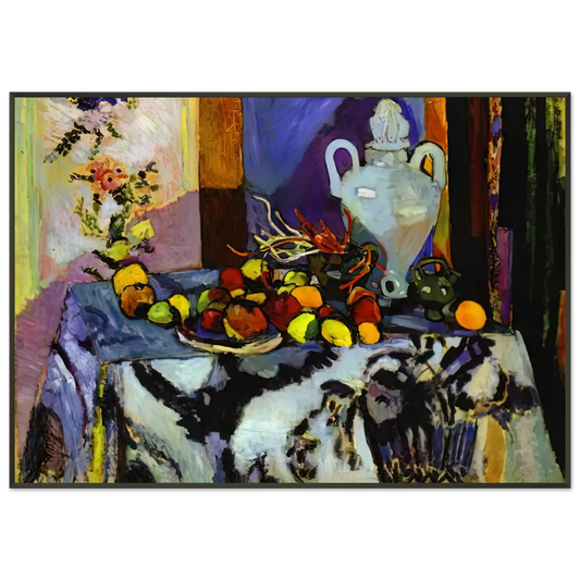 Henri Matisse  BLUE STILL LIFE Framed Art Print  - Aluminum Frame - 21x29.7 cm / 8x12"