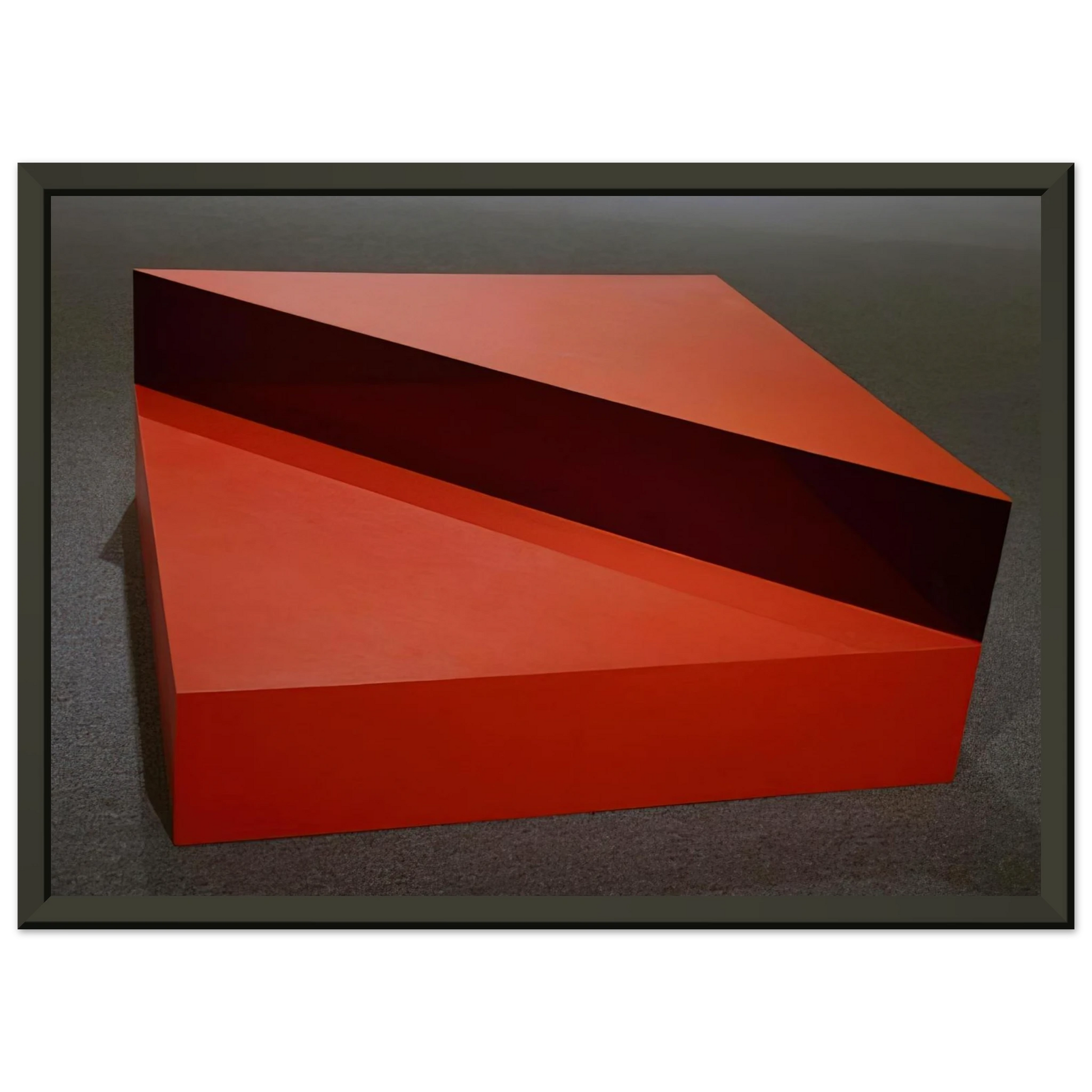 Donald Judd  Untitled  1963 Framed Art Print  - Aluminum Frame - 40x50 cm / 16x20 inches