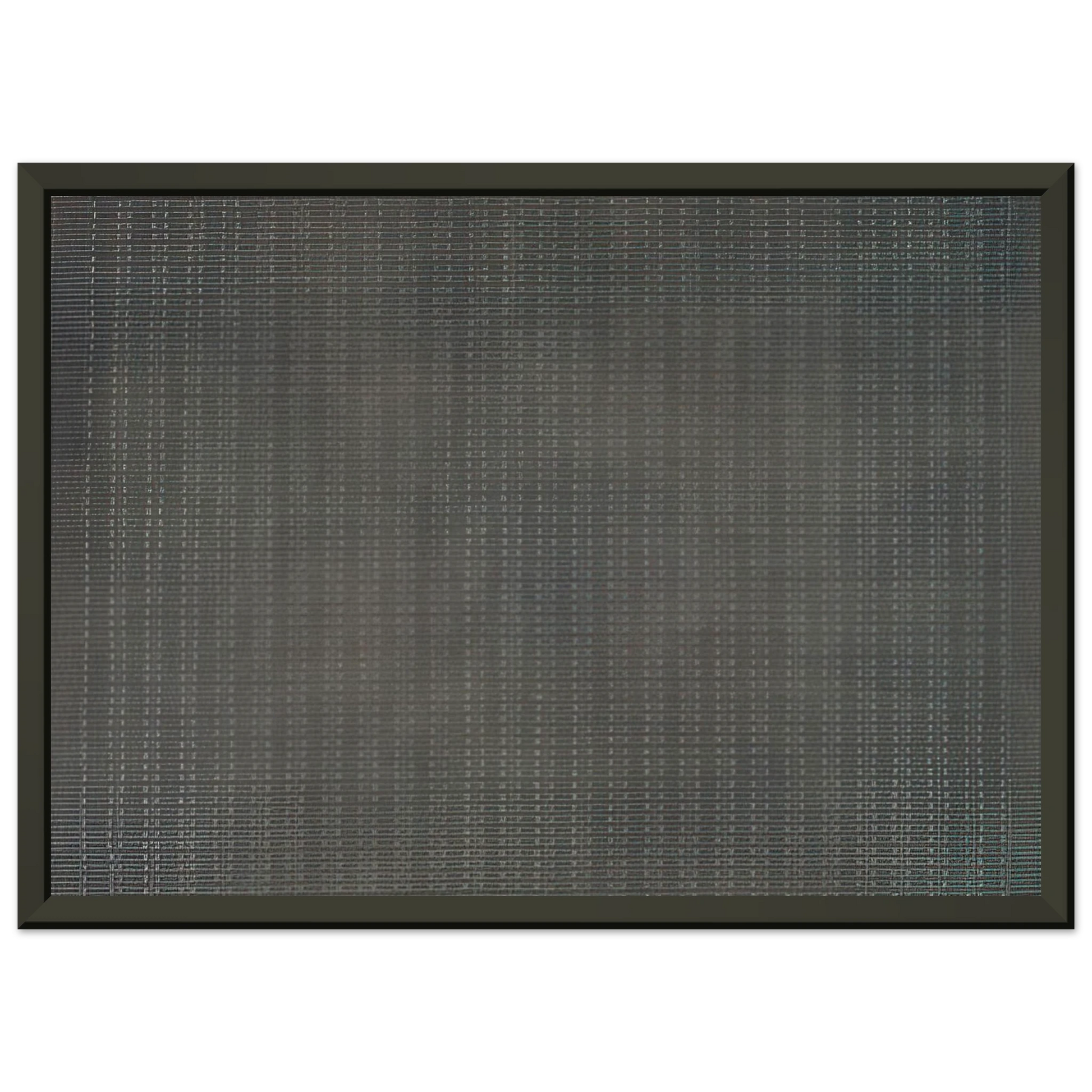 Agnes Martin  White Flower Framed Art Print  - Aluminum Frame - 70x100 cm / 28x40 inches