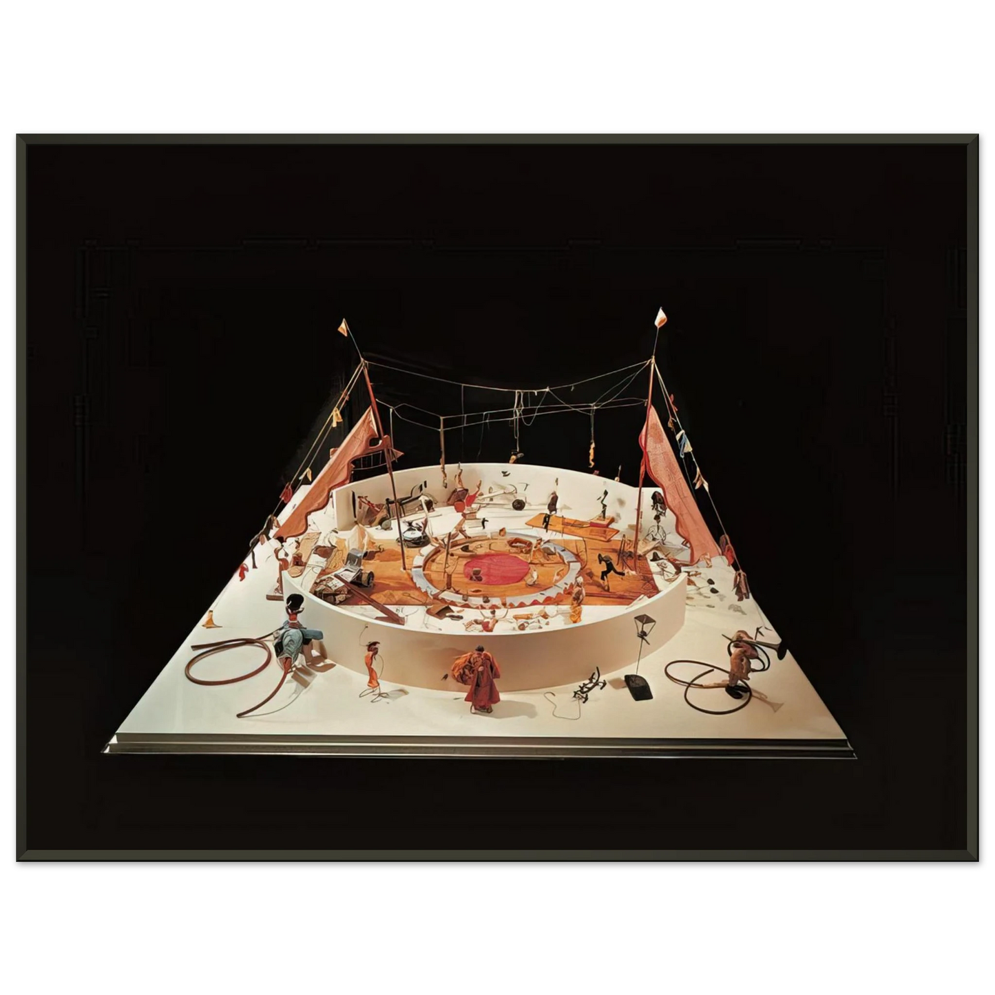 Alexander Calder  CALDER S CIRCUS 1931 Framed Art Print  - Aluminum Frame - 40x50 cm / 16x20 inches