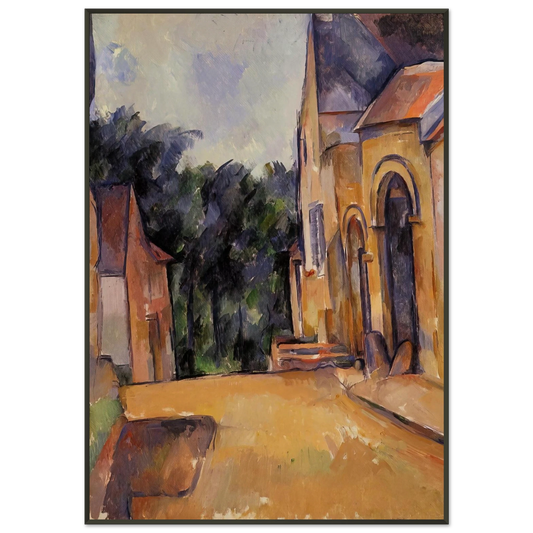 Paul Cezanne  Farm at Montgeroult Framed Art Print  - Aluminum Frame - 21x29.7 cm / 8x12"