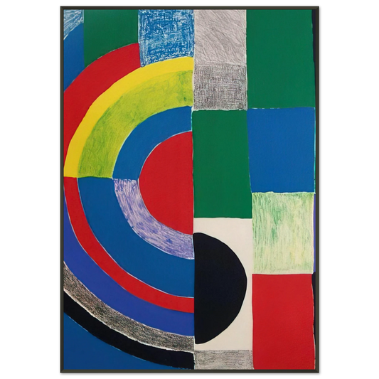 Sonia Delaunay  COLOR RHYTHMS Framed Art Print  - Aluminum Frame - Default Title