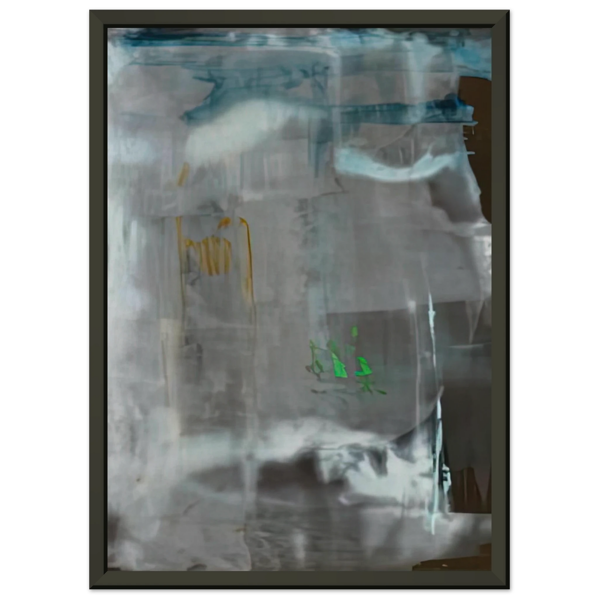 Helen Frankenthaler  Portrait of a Lady in White 1979 Framed Art Print  - Aluminum Frame - 60x80 cm / 24x32 inches