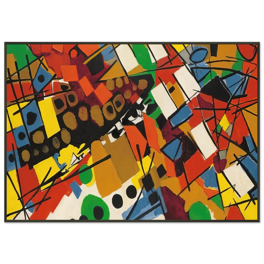 Ernst Wilhelm Nay  Pastorale  1954 Framed Art Print  - Aluminum Frame - 21x29.7 cm / 8x12"