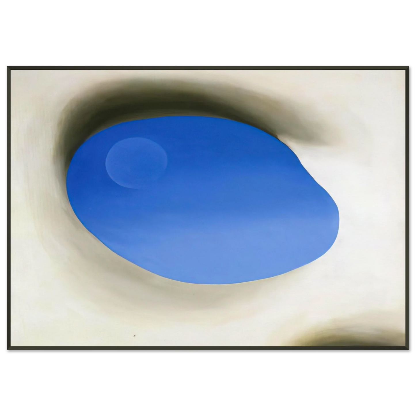 Georgia OKeeffe  Pelvis IV Framed Art Print  - Aluminum Frame - 21x29.7 cm / 8x12"