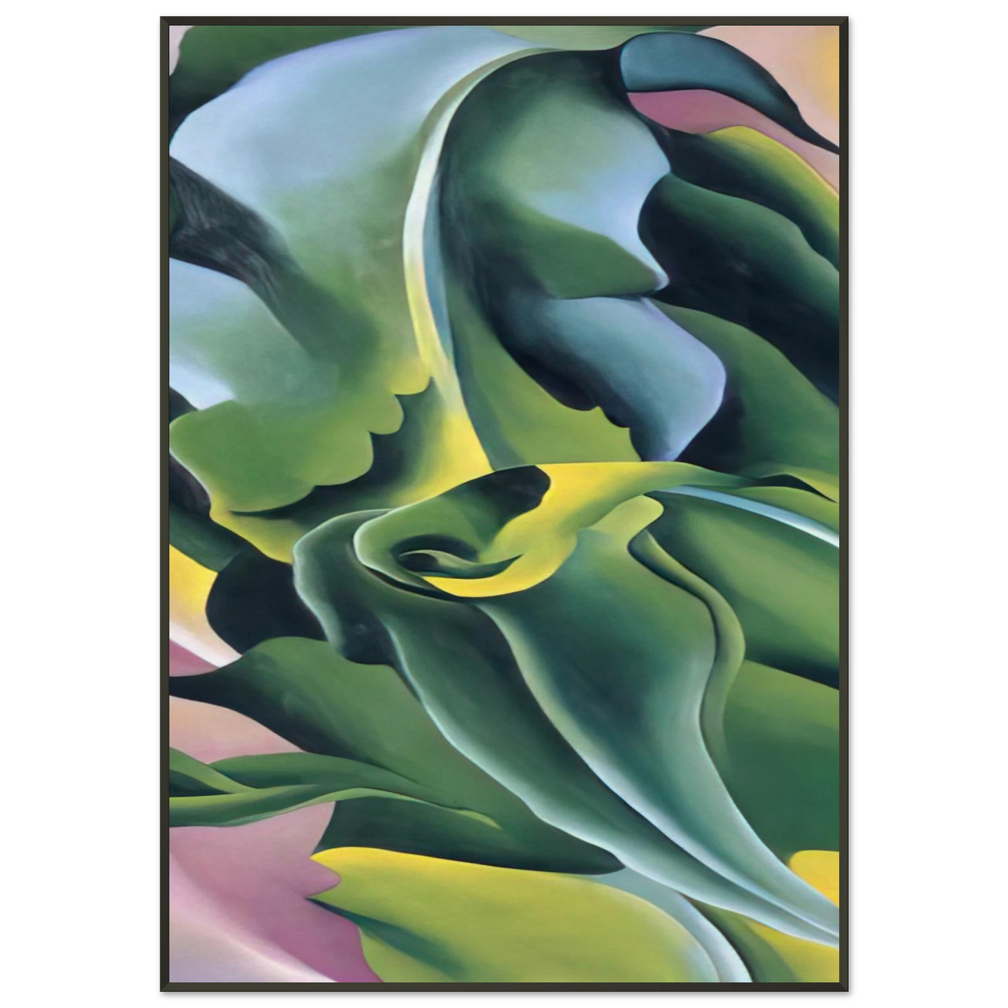 Georgia OKeeffe  Corn No 2 Framed Art Print  - Aluminum Frame - 21x29.7 cm / 8x12"