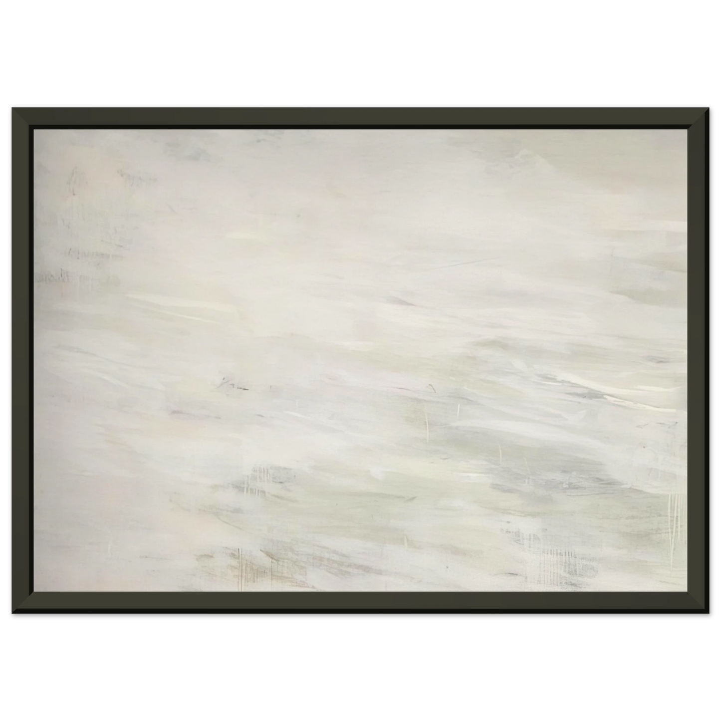Cy Twombly  Hero and Leandro  A Painting in Four Parts  Part III Framed Art Print  - Aluminum Frame - 40x50 cm / 16x20 inches