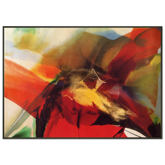 Paul Jenkins  Phenomena Day of Zagorsk Framed Art Print  - Aluminum Frame - 21x29.7 cm / 8x12"